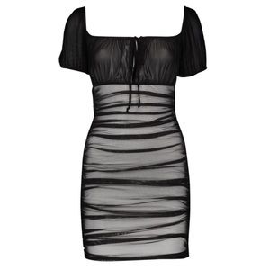 nasty gal x em rata
Gather your things plus mesh dress